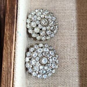 Crystal Shoe Clips From France